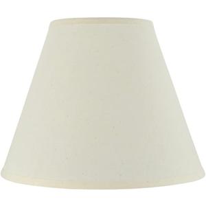 Aspen Creative 32287A, Transitional Hardback Empire Shaped Spider Construction Lamp Shade in Beige, 14" wide (7" x 14" x 11")