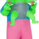 COMIN Inflatable Alien Costume for Adults with Alien Baby Blow Up Costume Inflatable Costume Full Body for Halloween Party (63")