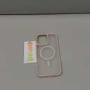 TORRAS Magnetic Shockproof for iPhone 16 Pro Max Case, [4X Military-Grade Protection] [Compatible with MagSafe] Translucent Desert Titanium White | Magnetic, Shockproof, Translucent