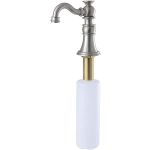 Kingston Brass SD1978 American Classic Soap Dispenser, Brushed Nickel 13.56 x 3.31 x 4.75