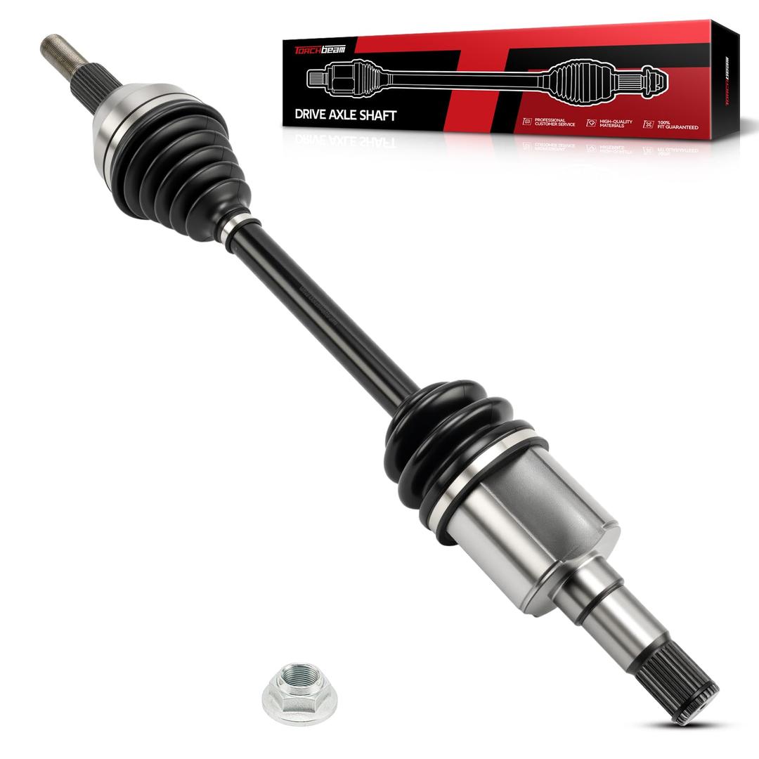 Torchbeam CV Axle Shaft Assembly Compatible with 2002-2017 Camry, 2007-2018 ES350, 2005-2016 Avalon, 2004-2006 ES330, 2004-2008 Solara, 2004-2007 Highlander, Front Right CV Axle 66-5265