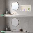 Stainless Steel Shower Niche Insert 24" x 12" Warm White