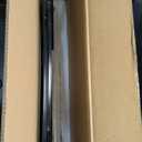 LORMITER Industrial Bar Carts for The Home Bar Serving Cart, Rolling Bar Cart Black with Lockable Caster Wheels, Glass Bar Carts with 2 Mirrored Shelves, Storage Wine Carts for Kitchen, Party