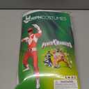 Morphsuits Red Power Ranger Costume Adult Men, Power Ranger Costume Adult, Funny Costumes for Adults (X-Large)