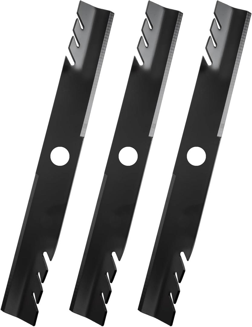 103-6398 Mower Blades Compatible with Ex Mark 60" Deck Lawn Mower, Gator Mulching Blades 116-5174 Fit for Ex Mark Radius, Turf Tracer, Lazer Z Series, Replace 103-6393 96-749 (3 Pack)