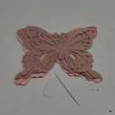 Geyee 12 Pcs 3D Large Butterfly Party Decoration Paper Stickers in 2 Different Size Butterfly Wall Mural Set for Birthday Baby Shower Nursery Bedroom Wedding(Champagne)