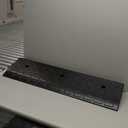 MYOYAY 4'' Rise Rubber Curb Ramp Heavy Duty Rubber Threshold Ramp 10 Ton Car Vehicle Curbside Driveway Ramp for Loading Dock Sidewalk Wheelchair, 38'' (L) x 9.84'' (W) x 4'' (H)