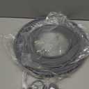 Set of 2 Vented Tempered Glass Universal Lid for Pot Pan Skillet with Heat Resistant Silicone Microwave Splatter Cover Microwave Safe Fit 8" 8.5" 9" and 11.5" 12" 12.5", Light Grey