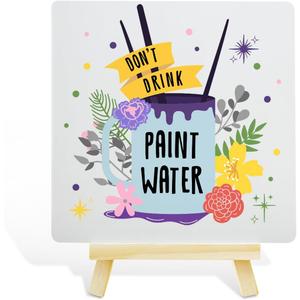 7 x Painting Gifts for Women Men, Birthday Christmas Gifts for Artist Art Lover Students Painter, Art Lover Gifts for Teacher, Artist Birthday Gifts for Women Men, Don't Drink Paint Water