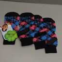 EXPAWLORER 6Pcs Anti-Slip Dog Socks to Prevent Licking Paws,Winter Snow Dog Boots & Paw Protectors, Dog Booties Traction Control on Hardwood Floor,Dog Shoes for Puppy Small Medium Large Senior Dogs (Grey) M