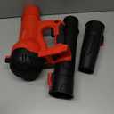 Leaf Blower Cordless for Milwaukee M18 Battery(No Battery) - 580CFM & 6 Speed Levels, Electric Brushless Cordless Handheld Blower for Town Care, Patio, Blowing Leaves and Snow (Black & Red)