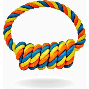 2 x Twisted Rope tuggable chew Toy for Dogs