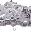 MOTOKU Timing Chain Cover with Oil Pump for Toyota Tacoma 2.7 2005-2015