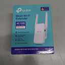 TP-Link AC1200 WiFi Extender, 2023 Engadget Best Budget Pick, 1.2Gbps Signal Booster for Home, Dual Band 5GHz/2.4GHz, Covers Up to 1500 Sq.ft and 30 Devices,Support Onemesh, One Ethernet Port (RE315)