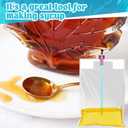 Reallnaive 12 Set Maple Syrup Tapping Kit, Includes L-shaped Sap Taps, Rubber Tubes, 12.6 x 19.69 Inches Sap Bags and 70 mm Nails, Complete Tree Harvesting Supplies for Beginners