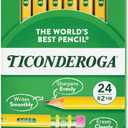 Ticonderoga Pencils, #2 Lead, Medium Soft, Pack of 24