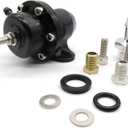 HiSport FPR-008 Fuel Pressure Regulator with Kit - Black High Volume Adjustable Compatible with Honda Acura B-Series Engines EG DC EK B16A B18C