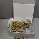 SALISENG- Gold Kitchen Cabinet Handles, Brushed Brass Dresser Drawer Pulls, 3 Inches Furniture Door Handles for Cupboard Bedroom Wardrobe (Arina). Count Unknown