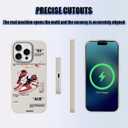 Cool Design Phone Case for iPhone 16 Case for Boys Men Aesthetic Shockproof Basketball Sneaker Sports Designer Cases Compatible with iPhone 16 Beige