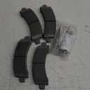 ACDelco Silver 14D974ACHF1 (19387649) Ceramic Rear Disc Brake Pad Set with Clips