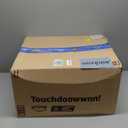 6 Light Farmhouse Brushed Nickel Chandelier,21.7" Modern Chandeliers for Dining Room Light Fixtures Over Table,Pendant Lights Kitchen Island,Metal Bracket with Downward Clear Glass Shade