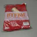 BTFBM Women's 2025 Summer Casual Beach Dresses Crew Neck Short Sleeve Wrap Party Club Mini Ruched Bodycon T Shirt Dress (Red, S)