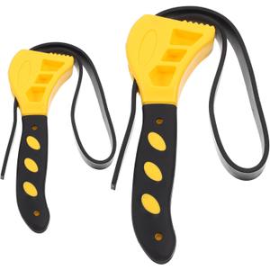Veemoon Ratchet Spanner Set Oil Filter Cap Wrench Wrench Set Oil Filter Strap Must-have Plumber Tools Compact Design