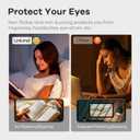 Linkind A19 LED Light Bulbs Dimmable, 40 Watt Equivalent, E26 Base, 2700K Soft White, 5W 450 Lumens CRI80+, 120V, UL Listed FCC Certified, LED Lights for Bedroom Living Room Home Office, 6 Packs