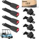 10L0L Golf Cart Front & Rear Seat Belt Kit for Yamaha, Club Car, EZGO Golf Cart Models,Universal Retractable Seat Belt Kit- 4PCS(Note: Without Mounting Bracket)