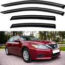 Window Visors Rain Guards Shield for 2013-2018 Nissan Altima, Out-Channel Window Vent Wind Deflectors Visors Shades for 13-18 Altima