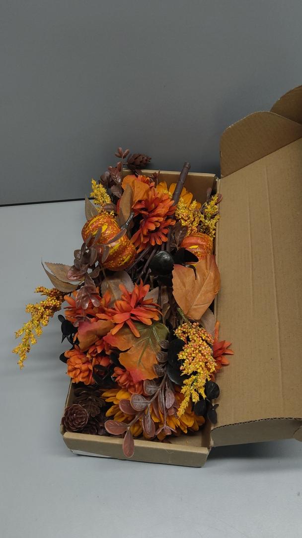 Winlyn 8 Pcs Assorted Artificial Maple Leaf Branches Faux Fall Picks and Sprays with Pumpkins Sunflower Heads Pine Cones Berries for Farmhouse Fall Thanksgiving Floral Arrangement Centerpiece Wreath Winlyn 8 Pcs Assorted Artificial Maple Leaf Branches Faux Fall Picks and Sprays with Pumpkins Sunflower Heads Pine Cones Berries for Farmhouse Fall Thanksgiving Floral Arrangement Centerpiece Wreath