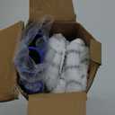 ITTAR Window Squeegee Cleaner Kit, 5Ft Extendable Stainless Steel Pole with Rotatable Rubber Squeegee & 2 Microfiber Scrubber Pads, Professional Window Cleaning Tool for Home, Shower, Car, Windshield