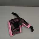 Mayerzon Short Snout Dog Muzzle for French Bulldog with Full Pant Design to Prevent Eating Biting, Soft Mesh Dog Muzzle for Shih Tzu Pug English Bulldog for Grooming Walking, Allow to Drink and Feed (M [Head Cir: 18"-20.5"], Pink)