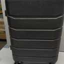Yapamar Hardside Luggage with Spinner Wheels - 20 Inch Expandable Suitcase, TSA Lock, Lightweight Hard Shell Carry On & Checked Luggage - Durable ABS/PC, 360° Silent Wheels - Black