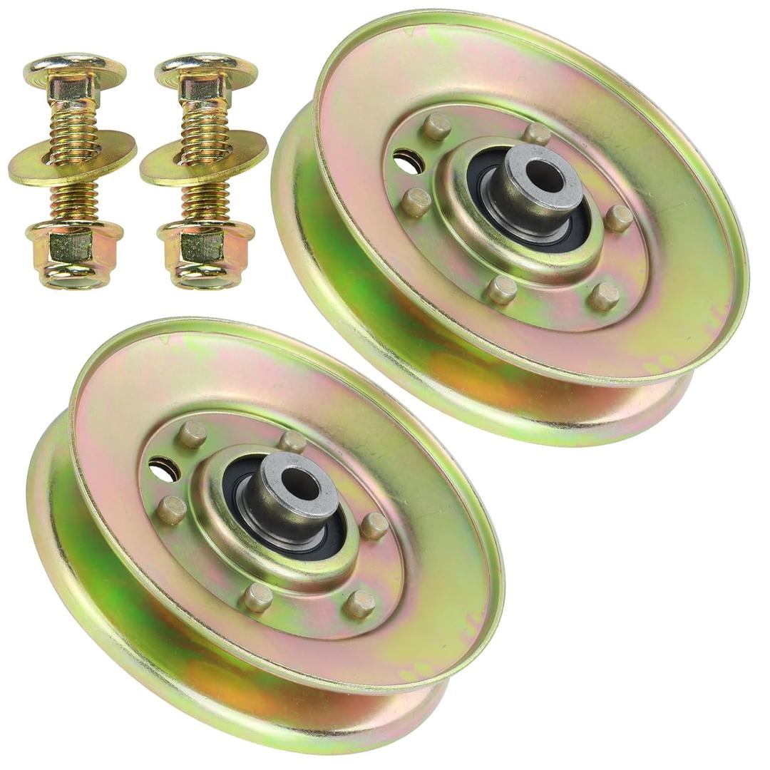 2 Pack 189993 Pulley Replaces 532193195 Pulley, 193195 Pulley, Craftsman 189993, 532189993, Craftsman 175080 Pulley, 532184058, 181775, 532181775 for Husqvarna GTH2548 GTH2248 Decks