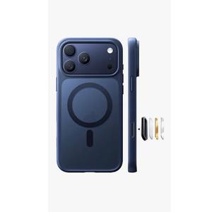 TORRAS Stronger Magnetic & Shockproof for iPhone 17 Pro Max Case, Fit for MagSafe, Military Grade Drop Protection, Camera Control, DIY Button, Slim for iPhone 17 Pro Max Case Translucent Orange