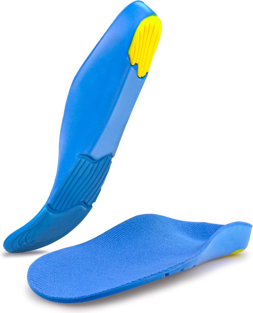 Kids Orthotic Insoles, Arch Support Shoe Inserts for Flat Feet, Children's Foot Pain Relief (5-8 Toddler)