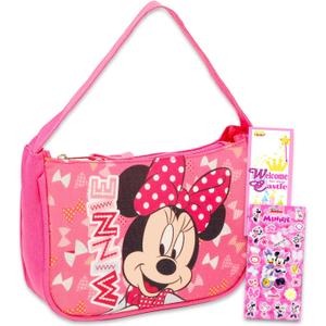 Disney Minnie Mouse Purse for Girls - Dress-Up Bundle with Stylish Girls' Handbag Plus Stickers, More | Minnie Mouse Accessories