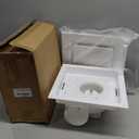 Orsong Bathroom Exhaust Fan 12" Panel Ultra Quiet without Light(10x10 Mount), 130CFM, 4" Duct for Bathroom/Garage/Home
