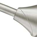 Moen Curved Adjustable Spring Tension No Drill Shower Curtain Rod for Bathroom, Brushed Nickel Finish, CSR2172BN