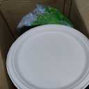 Paper Plates, 100% Compostable-[10 Inch by 0.5" deep]-Heavy Duty Disposable Plate - (BPI Certified) - (PFAS-Free) - Eco-Friendly, Biodegradable Bagasse 10" Dinner Plates (165 Pack)