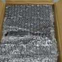 TURSTIN Set of 8 Furniture Legs 6 Inch Square Solid Wood Couch Legs Replacement Sofa Legs Mid Century Furniture Feet for Armchair Bed Dresser Cabinet Include Installation Hardware, Black