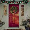 Abeja C9 LED Christmas Lights Outdoor, 25 Ft C9 Vintage String Lights with 26 Shatterproof Multicolor LED Bulbs, Connectable Multicolor Lights for Holiday Party Roofline Garden Patio, Red/Green/White