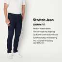 Amazon Essentials Mens Medium Stretch Skinny-Fit Jeans (28W x 30L, Rinse)