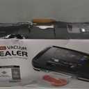 95KPa Vacuum Sealer Machine for Food, Automatic with Dual 12mm Heat Seal, 10-in-1 Modes, Built-in Cutter & Bag Storage, Includes 1 Roll and 10 Pre-Cut Bags (Red)