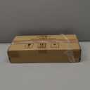 Toilet Paper Holder Stand: Bathroom Stand with Toilet Paper Holder Insert,Slim Storage Cabinet for Small Space (30''H(pro rod), White/Bamboo)