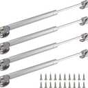 100N/22.5lbs Gas Strut Lift Support 12 Inch Length Hydraulic Gas Spring, Safety Lift Support, Cabinet Door Lift Pneumatic Support for Cabinet Toy Box, Pack of 4