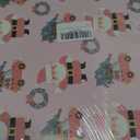 Vnaaem Pink Christmas Wrapping Paper for Boys Girls Kids - Cute Xmas Gift Wrap With Santa Christmas Tree Reindeer Design for Christmas Holiday Party Celebration - 20 X 28Inches Per Sheet(8 Pack)