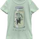 STAR WARS Jar Girls Short Sleeve Tee Shirt (Green, M)