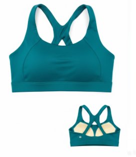 RUNNING GIRL H Support High Impact Sports Bras for Women, High Support Running Strappy Women's Sports Bra with Sewn in Pads XL